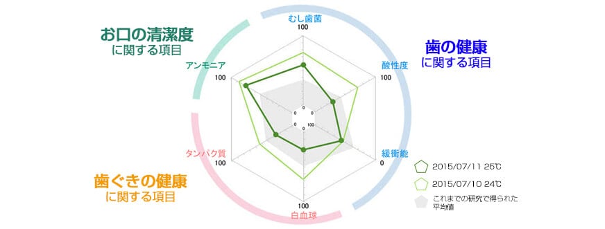 サリバテストチャート